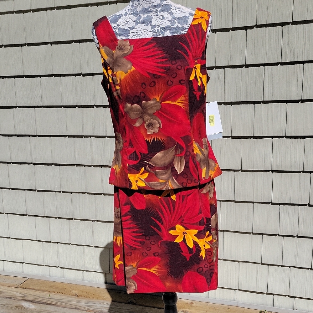 2 pc. Floral Skirt Set